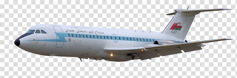 Aircraft BAC One-Eleven Airplane Airbus Air travel, aerospace transparent background PNG clipart