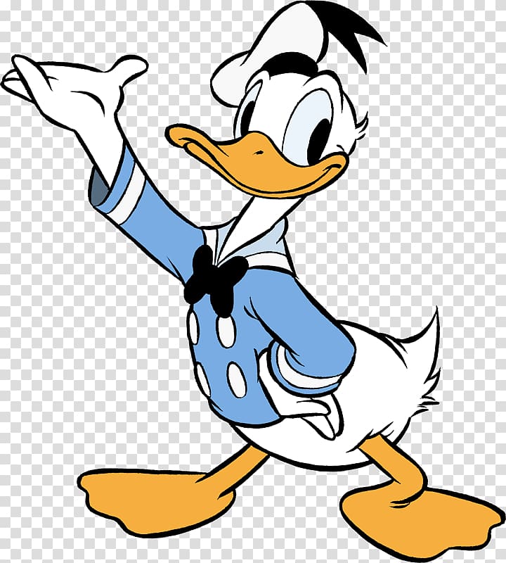 Donald Duck Mickey Mouse José Carioca Ludwig Von Drake, duck transparent background PNG clipart