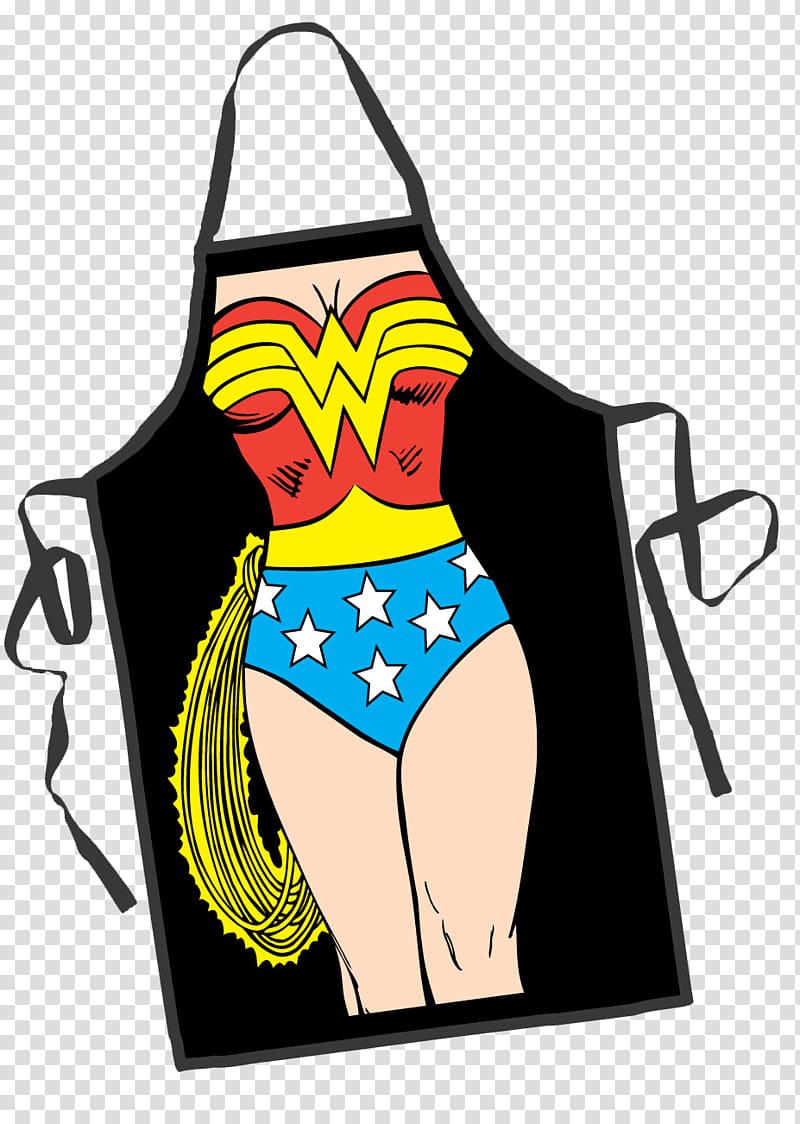 Diana Prince Superman Batman Apron Superhero, wonderwoman transparent background PNG clipart