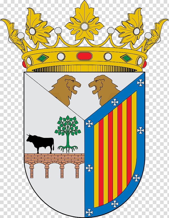 Salamanca Kingdom of León Ponferrada Coat of arms, gold crown transparent background PNG clipart