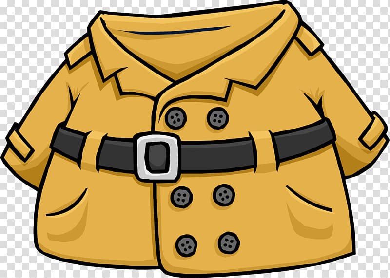 Club Penguin: Elite Penguin Force Trench coat , coat transparent background PNG clipart