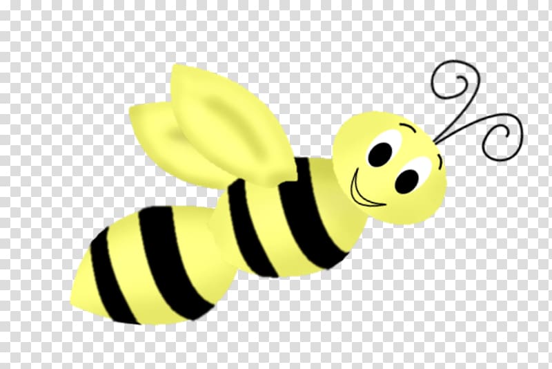 Honey bee Cartoon, Cute little bee transparent background PNG clipart