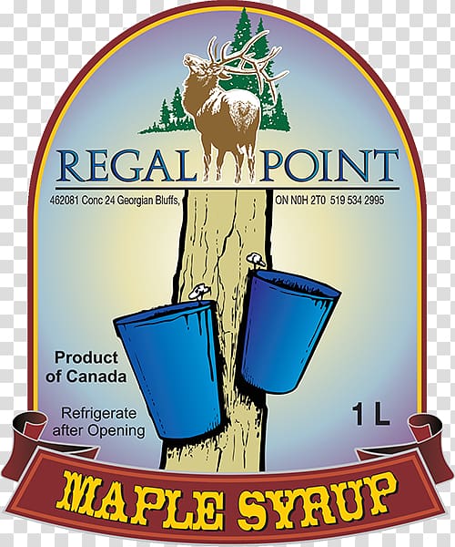Georgian Bluffs Maple syrup Label, Label Barrel transparent background PNG clipart
