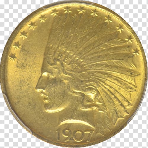 Coin Indian Head gold pieces Indian Head cent Eagle, Coin transparent background PNG clipart