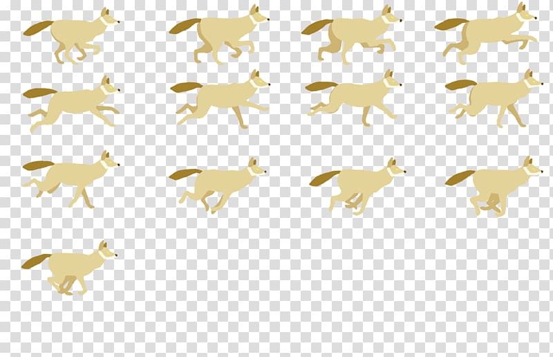 Sprite Thepix Animation Walk cycle Dog Running, sheet transparent background PNG clipart