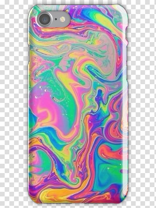 iPhone 6 Desktop Psychedelia Painting, holographic transparent background PNG clipart