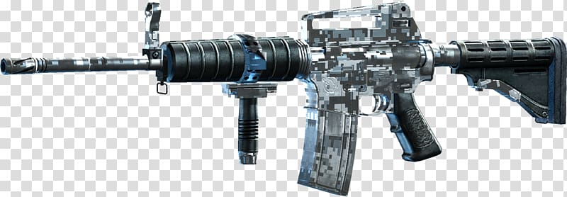Weapon Assault rifle Multi-scale camouflage Firearm, assault riffle transparent background PNG clipart