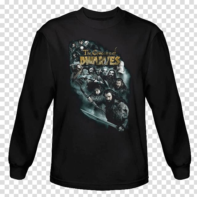 The Hobbit T-shirt Thorin Oakenshield Hoodie The Lord of the Rings, the hobbit transparent background PNG clipart
