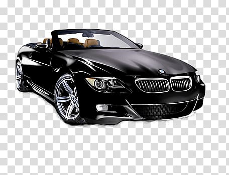 black BMW convertible, Bmw Convertible transparent background PNG clipart