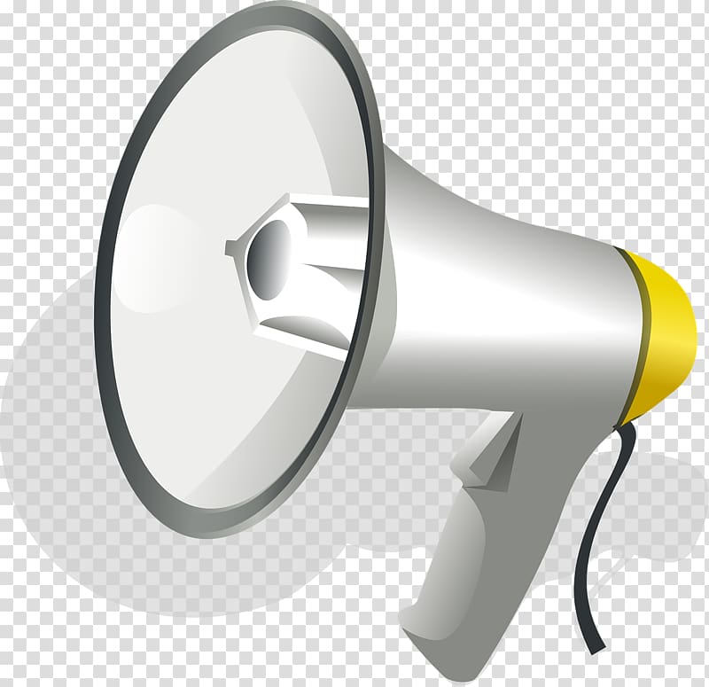 Loudspeaker Speakerphone , White megaphone transparent background PNG clipart