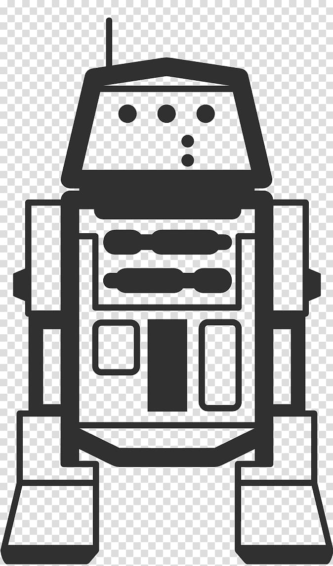 gray and black robot illustration, Bot R2 transparent background PNG clipart