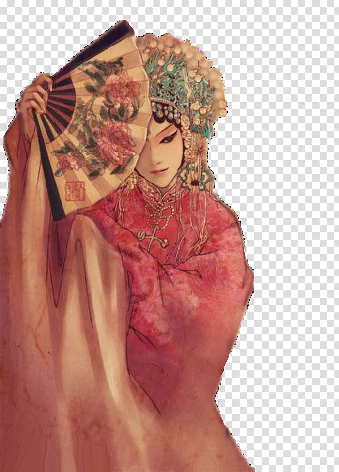 Peking opera Baidu Tieba Chinese opera Drama Illustration, actor transparent background PNG clipart