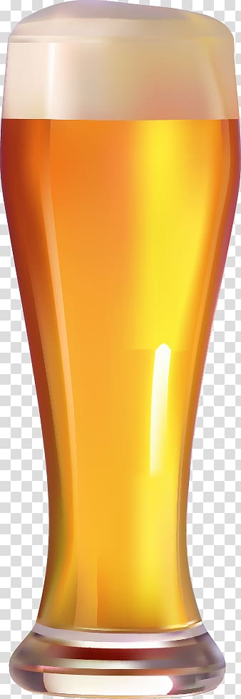 Wheat beer, Beautifully realistic beer transparent background PNG clipart