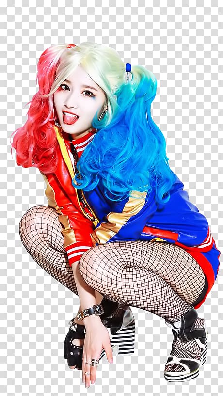 Sana Harley Quinn TWICE TV K-pop, Chaeyoung Twice transparent background PNG clipart