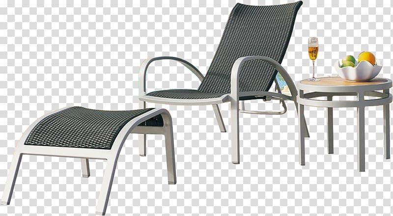 Chaise longue Deckchair, Leisure lounge chair transparent background PNG clipart