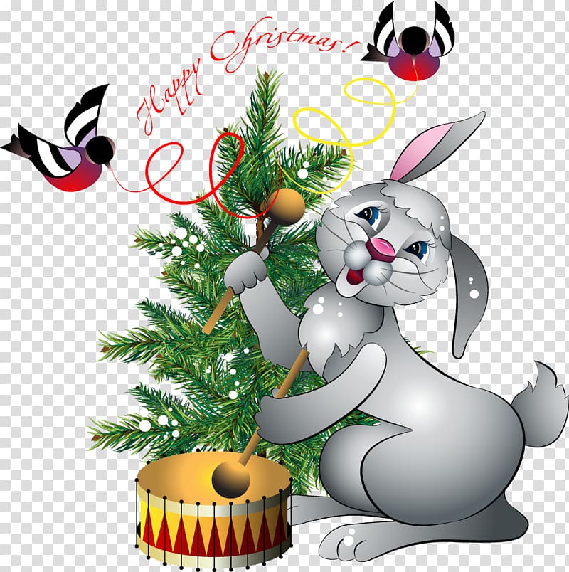 Christmas Computer Icons , bunny transparent background PNG clipart