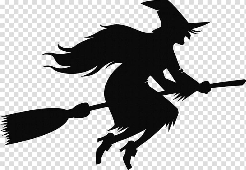 Witch\'s broom Witchcraft Halloween, witch transparent background PNG clipart