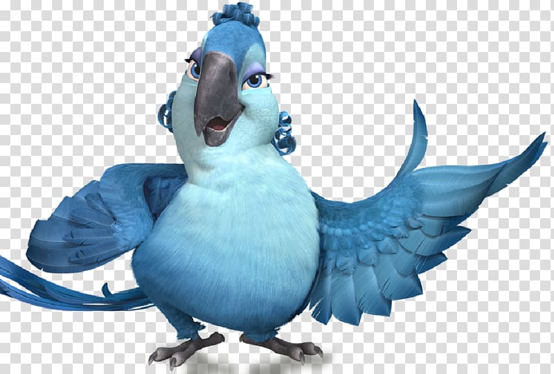 Blu Mimi Angry Birds Rio Angry Birds Rio, spix macaw transparent background PNG clipart