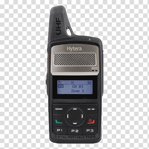 Digital mobile radio Two-way radio Hytera, radio transparent background PNG clipart