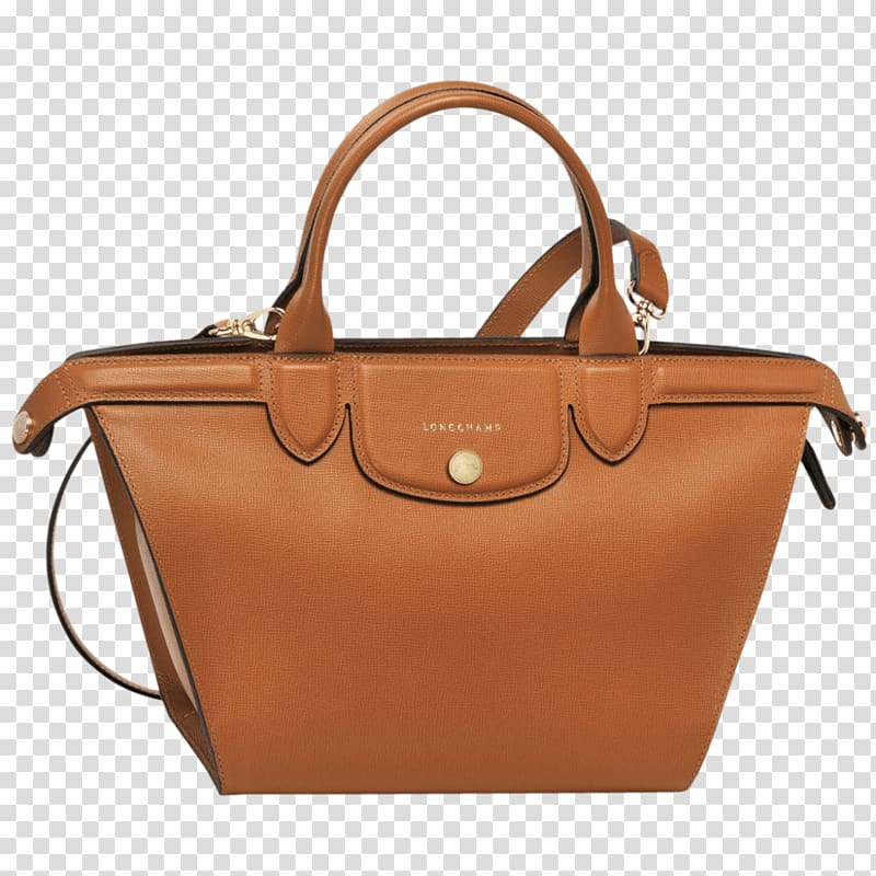 Tote bag Leather Pliage Longchamp, bag transparent background PNG clipart