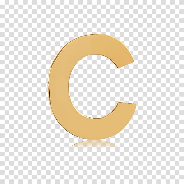 Letter Gold C, Gold letters transparent background PNG clipart