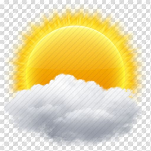 yellow sun with clouds illustration, Cloud Rain Computer Icons Sky, Cloud, Sun, Weather Icon transparent background PNG clipart