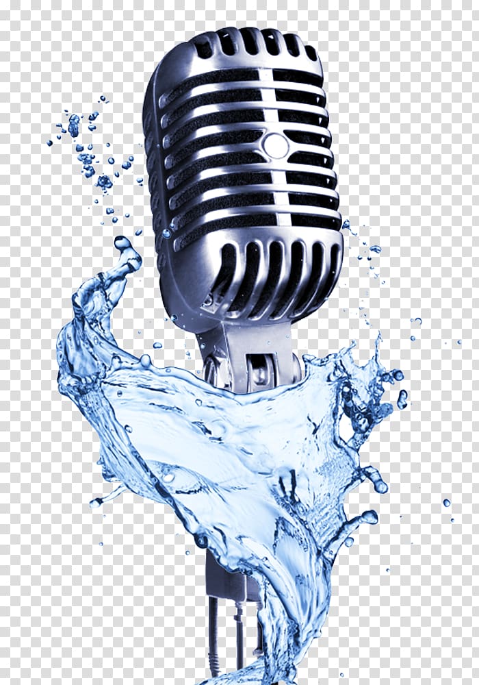 gray condenser microphone, , Creative microphone singing transparent background PNG clipart