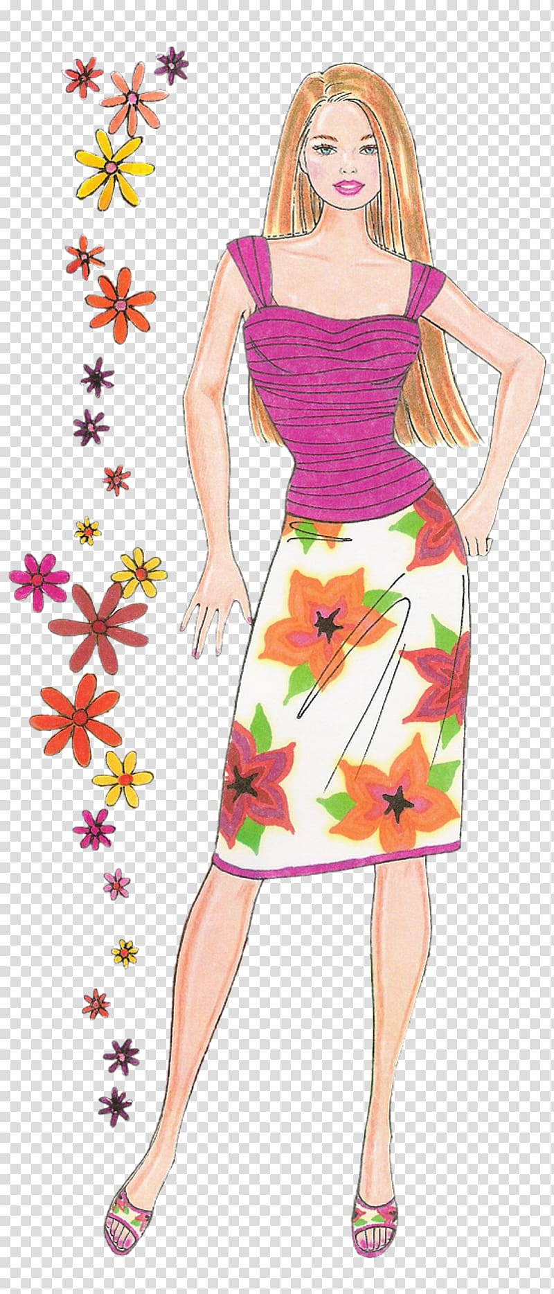 Pin-up girl Cartoon Fashion Barbie, Crafts Woman transparent background PNG clipart