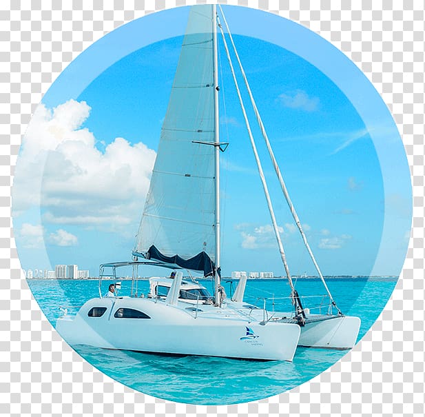Sailing Isla Mujeres Yawl Catamaran, sail transparent background PNG clipart