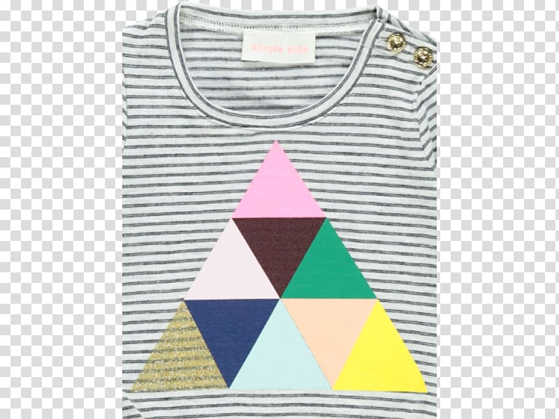 T-shirt Sleeve Textile Triangle, Simple Triangle transparent background PNG clipart