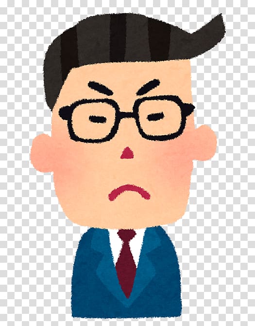 Salaryman Illustrator いらすとや Art, angry. transparent background PNG clipart