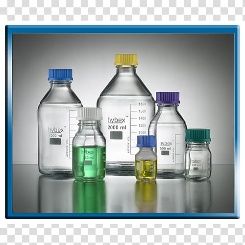 Borosilicate glass Bottle Laboratory Milliliter, bottle transparent background PNG clipart