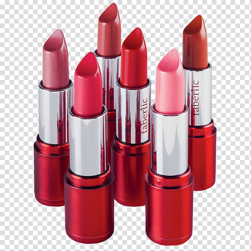 Lipstick Lip balm Faberlic Perfume, Different colors of lipstick transparent background PNG clipart