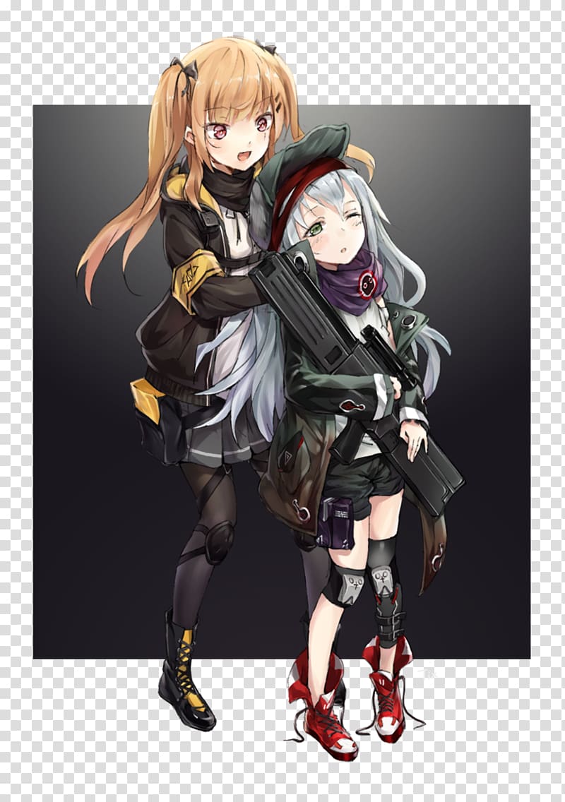 Girls' Frontline Anime Heckler & Koch G11 Heckler & Koch UMP Art, Anime transparent background PNG clipart