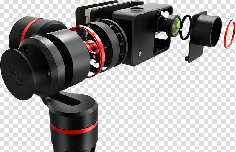 Camera lens Feiyu Tech FY Gimbal 4K resolution, camera lens transparent background PNG clipart