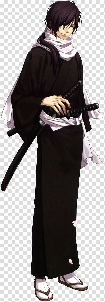 Hakuouki: Shinkai Kaze no Shou Anime Shinsengumi Samurai Character, Anime transparent background PNG clipart