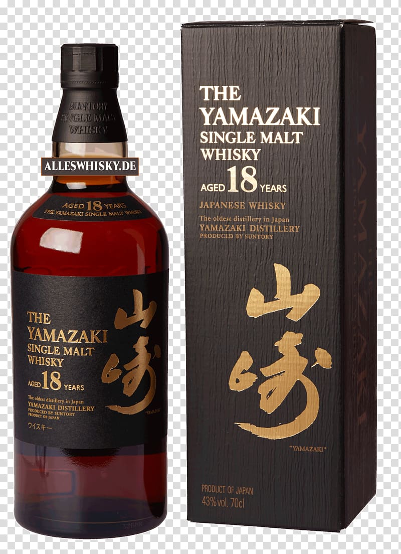 Yamazaki distillery Japanese whisky Single malt whisky Whiskey Scotch whisky, drink transparent background PNG clipart