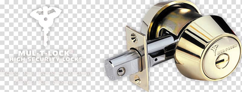 Dead bolt Mul-T-Lock Key Lockset, key transparent background PNG clipart