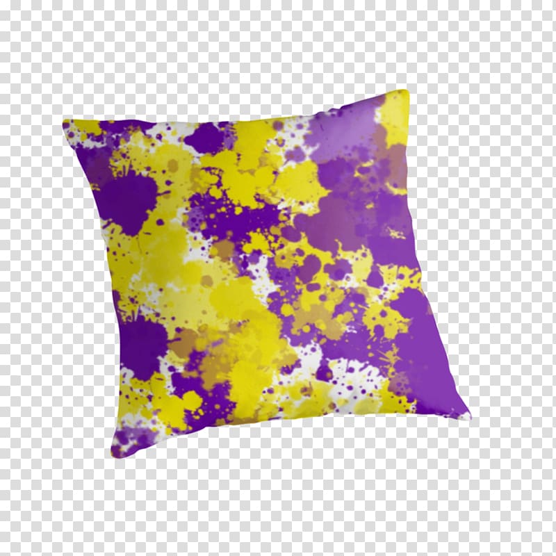 T-shirt Throw Pillows Cushion Purple Innovation, pink purple yellow smoke transparent background PNG clipart