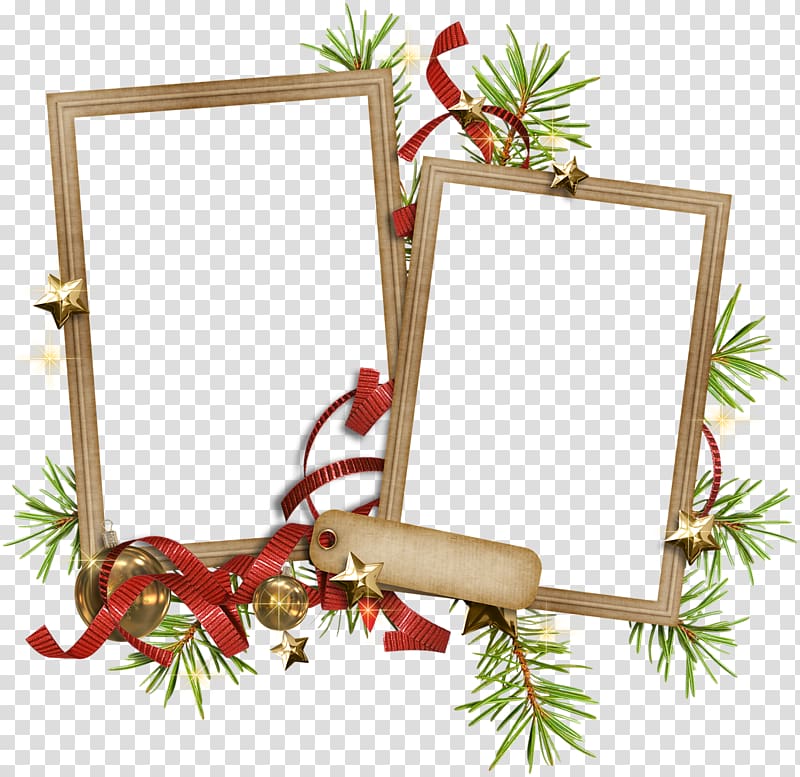 Christmas ornament Paper Frames , christmas transparent background PNG clipart