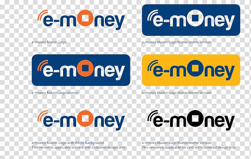 E-Money logo illustration, Bank Mandiri Electronic money Bank