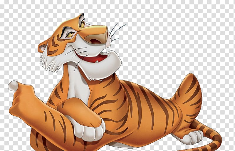 tiger illustration, Shere Khan The Jungle Book King Louie Baloo Mowgli, the jungle book transparent background PNG clipart