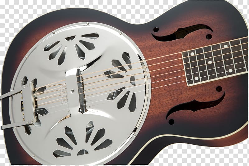 Resonator guitar Fender Stratocaster Gretsch White Falcon Musical Instruments, guitar transparent background PNG clipart