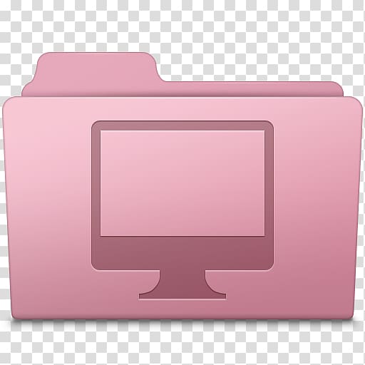 pink computer file, pink square font, Computer Folder Sakura transparent background PNG clipart