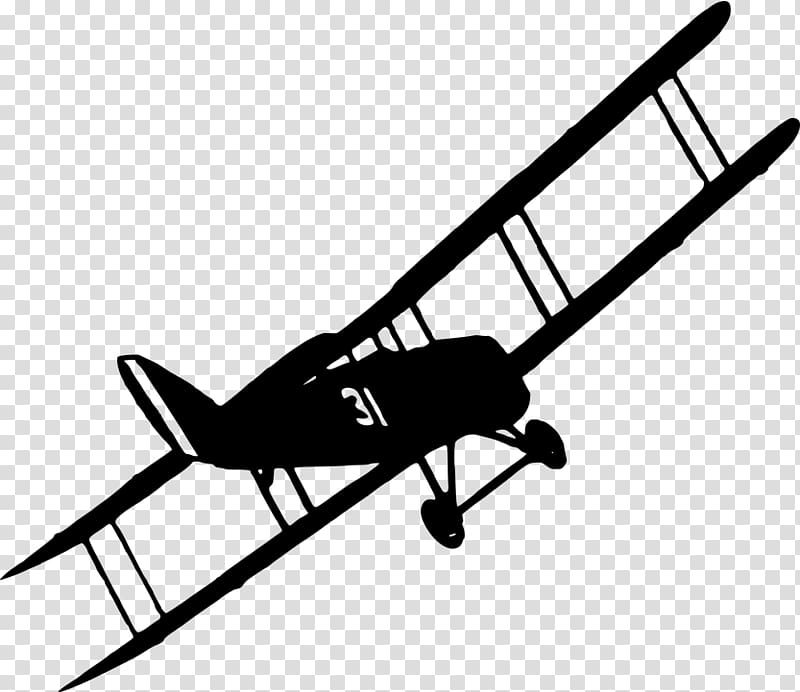 Airplane Biplane Fixed-wing aircraft Flight, airplane transparent background PNG clipart