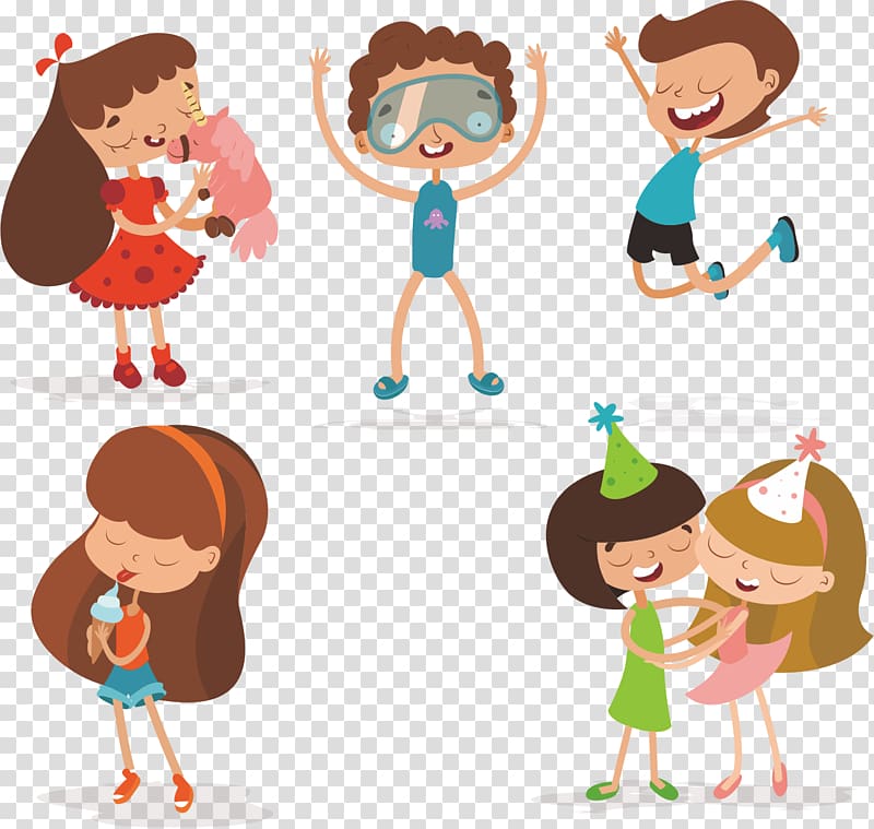 Computer file, friends gathering transparent background PNG clipart