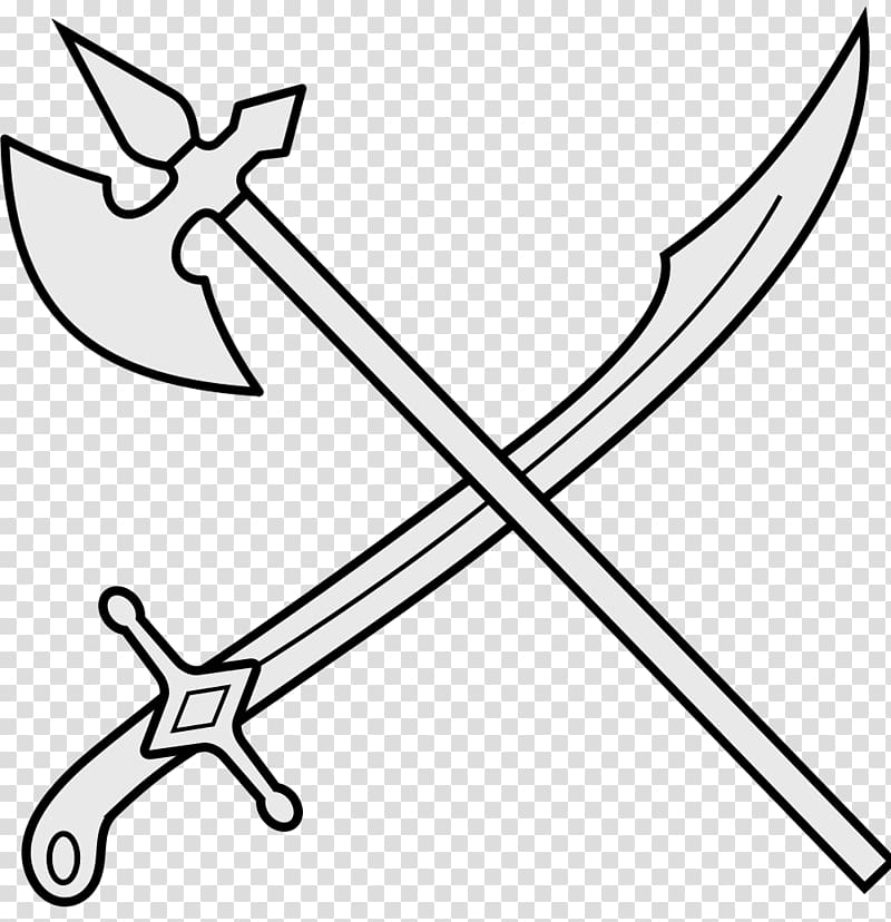 Sword Drawing Weapon , axe logo transparent background PNG clipart