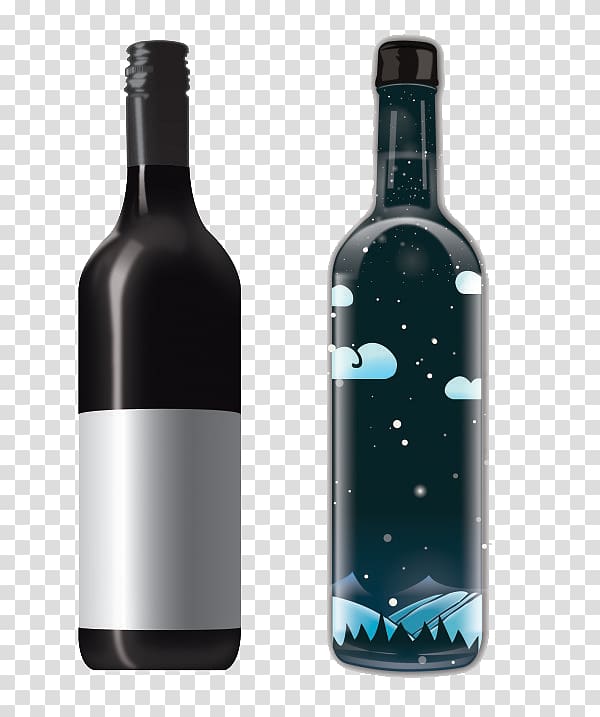 Wine Soft drink Bottle opener, Red wine bottle packaging design transparent background PNG clipart