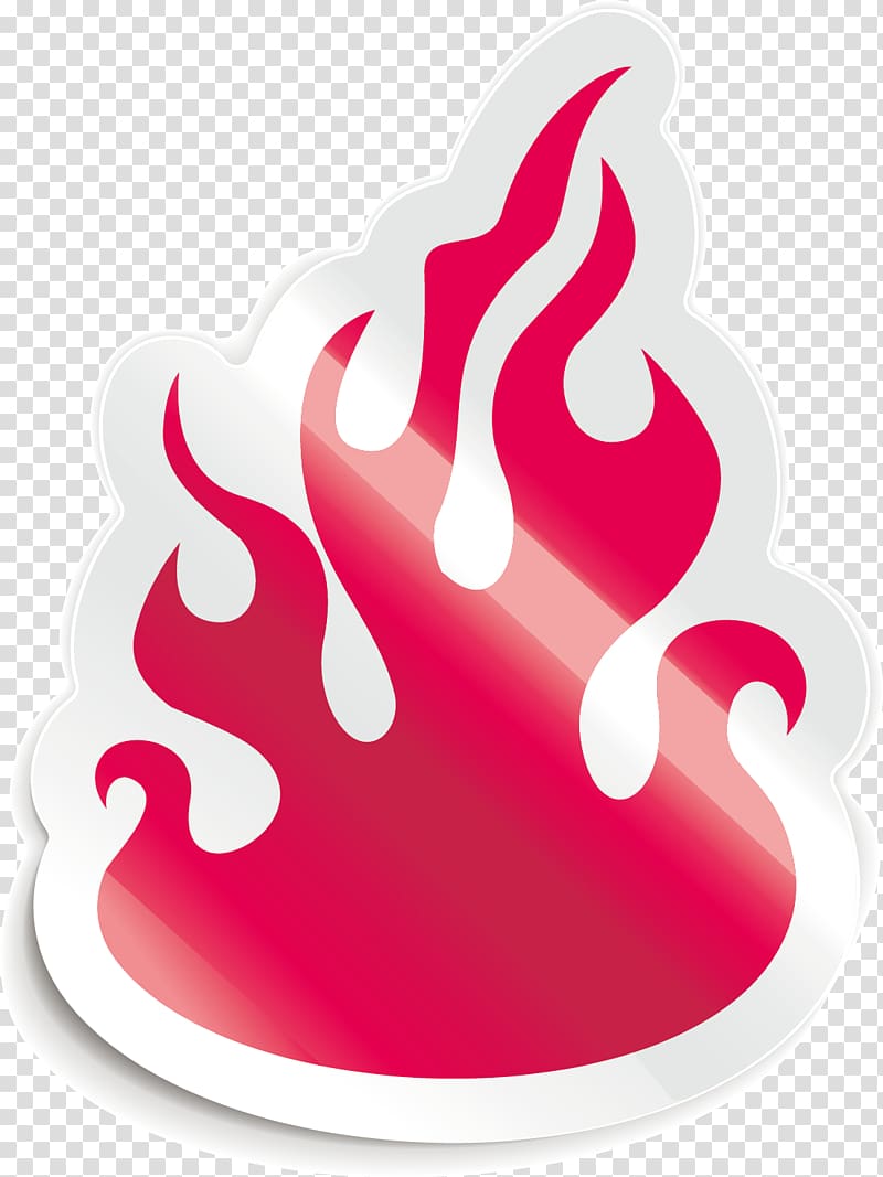 Euclidean Illustration, Fire heart transparent background PNG clipart