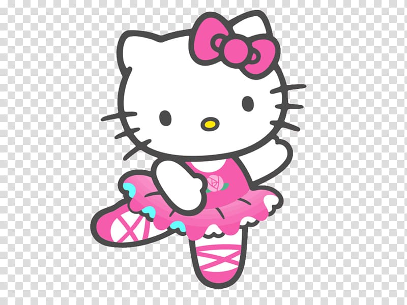 Hello Kitty Ballet Dancer , kitty transparent background PNG clipart